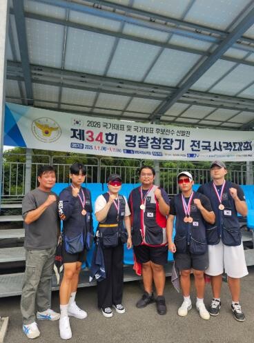 북구청 사격팀, 경찰청장기 대회서 은...