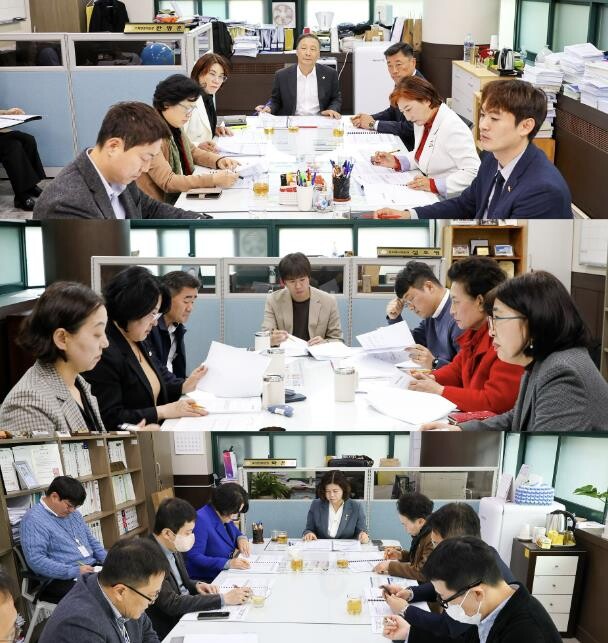 안산시의회 3개 상임위, 市 집행부와...