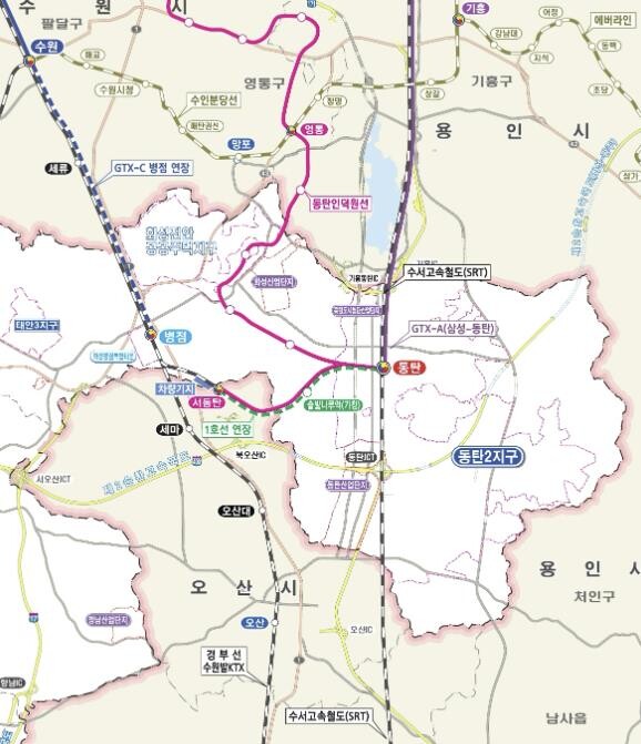 화성특례시 (가칭)솔빛나루역 신설 사...