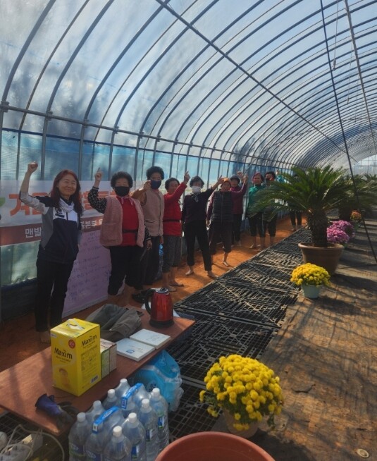 무안 회산백련지, 동절기 하우스 황토...