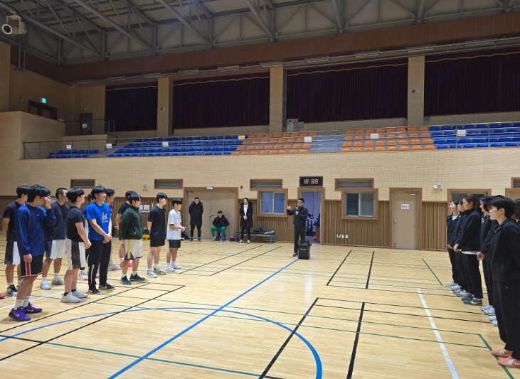 김천시청 여자농구단, 고등부 농구교실...