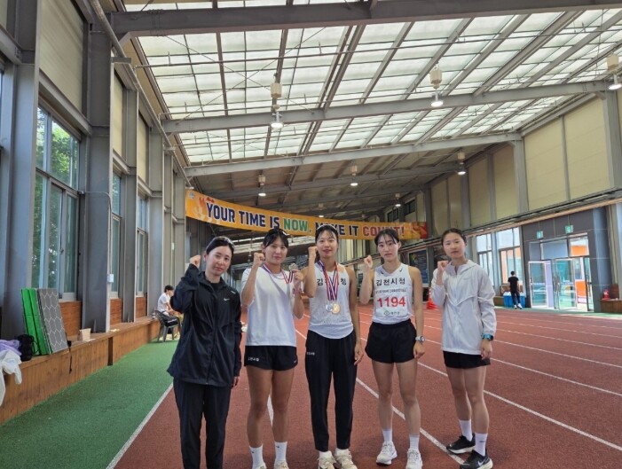 김천시 육상단, 창단 이후 최고 성적...