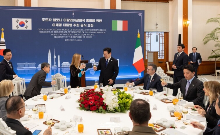 이재명 대통령, 조르자 멜로니 이탈리...