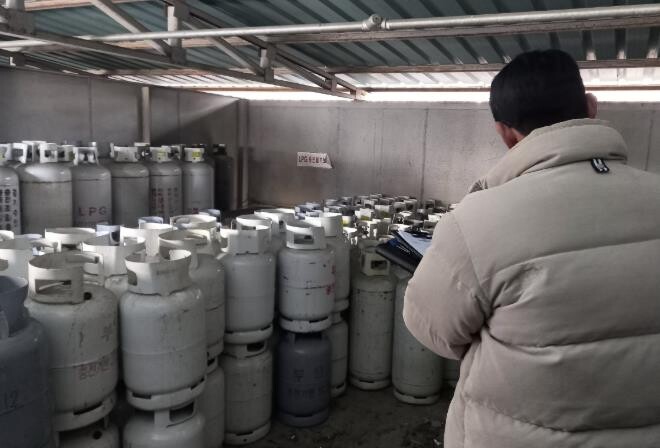 수원시 장안구, 설 명절 대비 가스판...